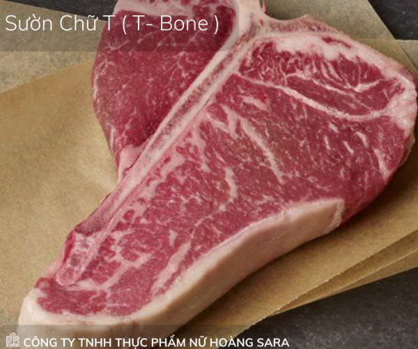 Thịt T Bone bò Mỹ Choice USDA (loại cao cấp) - T Bone Beef Choice USDA 500g