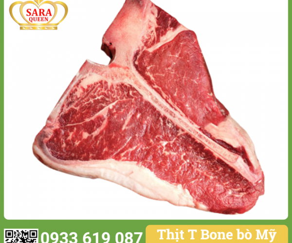 Thịt T-Bone Bò Mỹ Choice – Thịt Bò Nhập Khẩu Cao Cấp, Ngọt Thịt & Mềm Mịn