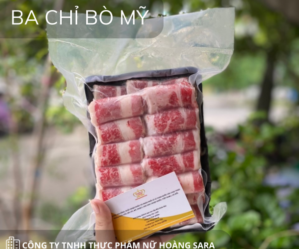 Ba Chỉ Bò Mỹ Cuộn - Short Plate Beef US