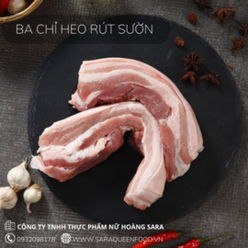 BA CHỈ HEO RÚT SƯỜN 1KG