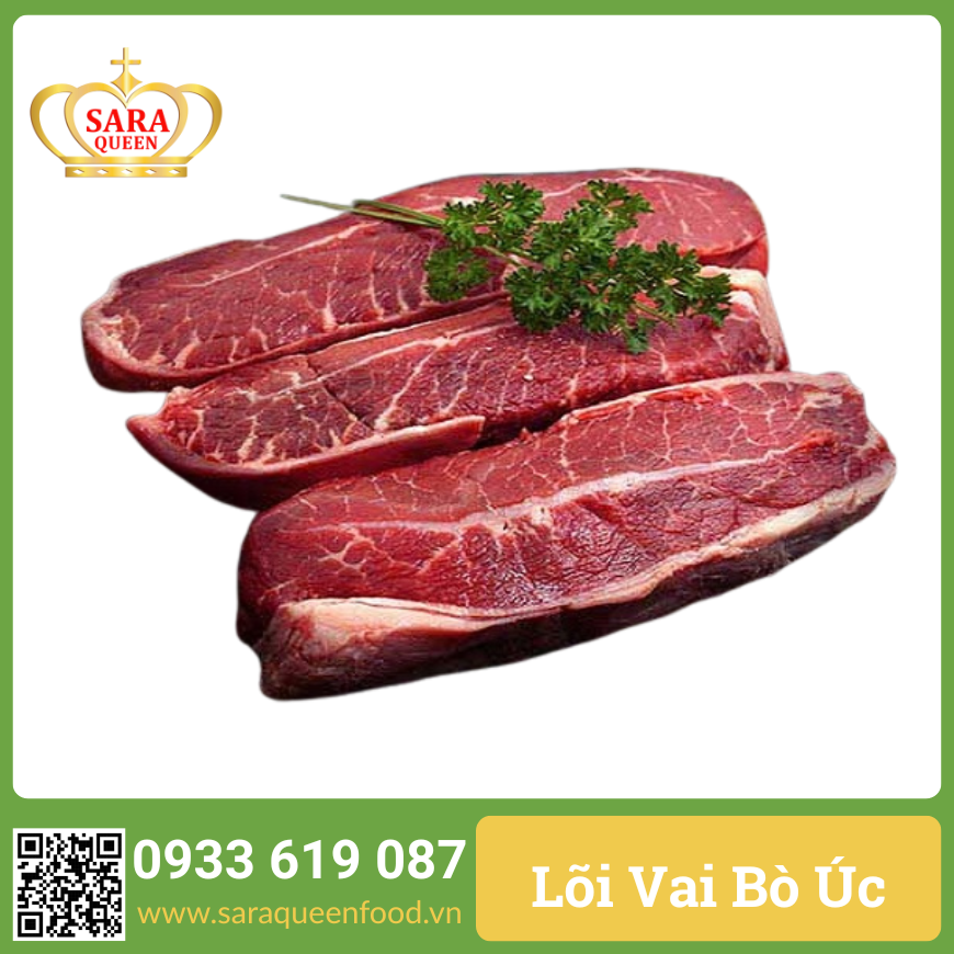 Lõi Vai Bò Úc – Thịt Bò Nhập Khẩu Cao Cấp, Mềm Ngon Đậm Vị
