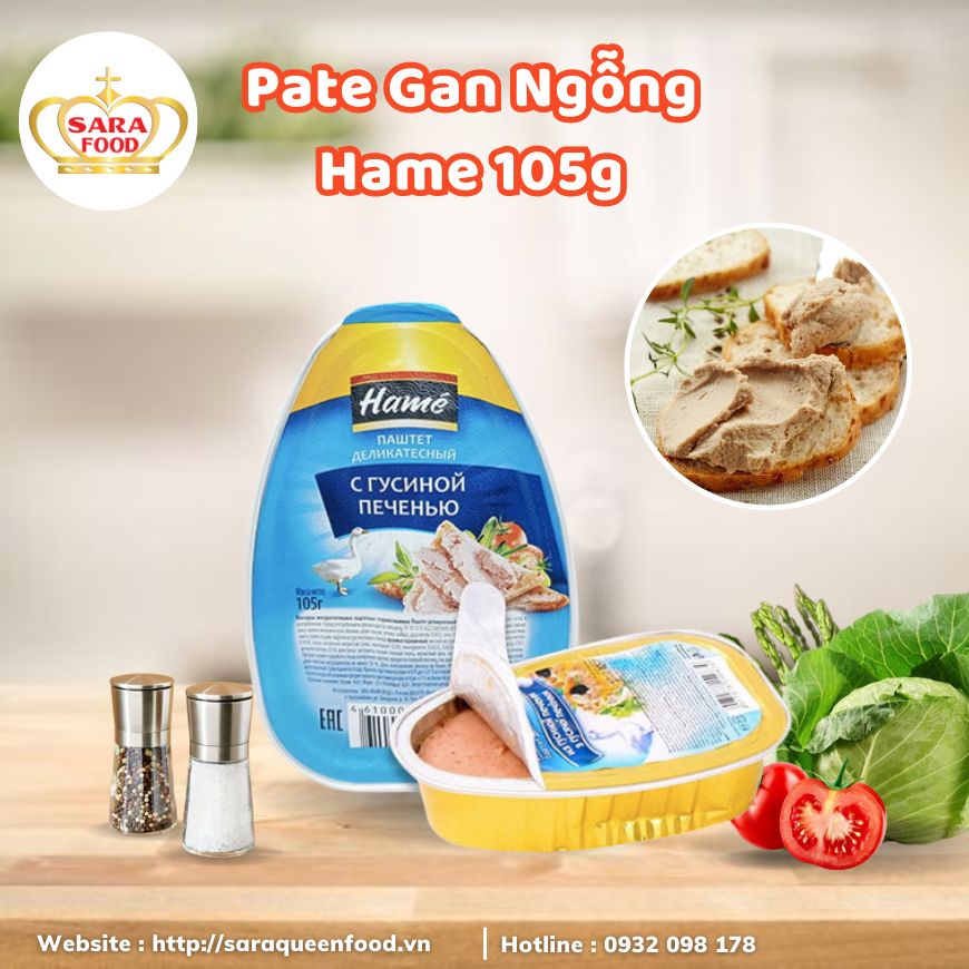 Pate Gan Ngỗng Hame 105g