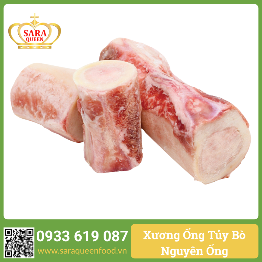 Xương Ống Tủy Bò Nguyên Ống – Nước Dùng Ngọt Thanh, Dinh Dưỡng