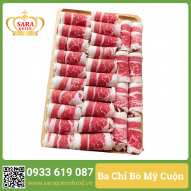 Ba Chỉ Bò Mỹ Cuộn - Short Plate Beef US