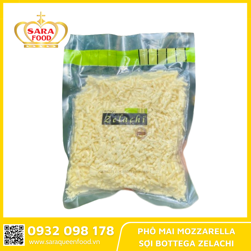 PHÔ MAI MOZZARELLA SỢI BOTTEGA ZELACHI