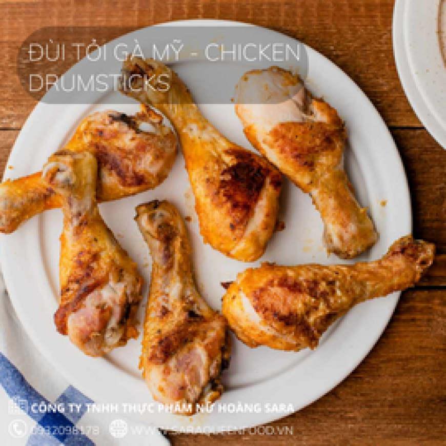 ĐÙI TỎI GÀ MỸ - Chicken Drumsticks -1KG