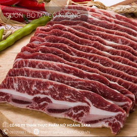 Thịt sườn bò Mỹ có xương Choice USDA (loại cao cấp)- Short Rib Bone In Choice USDA 500g